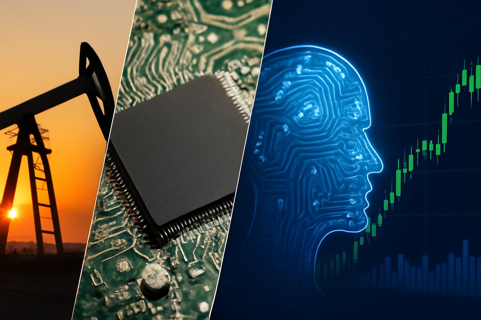 Petróleo, chips e IA: o que explica o semestre forte das Bolsas em 2026
